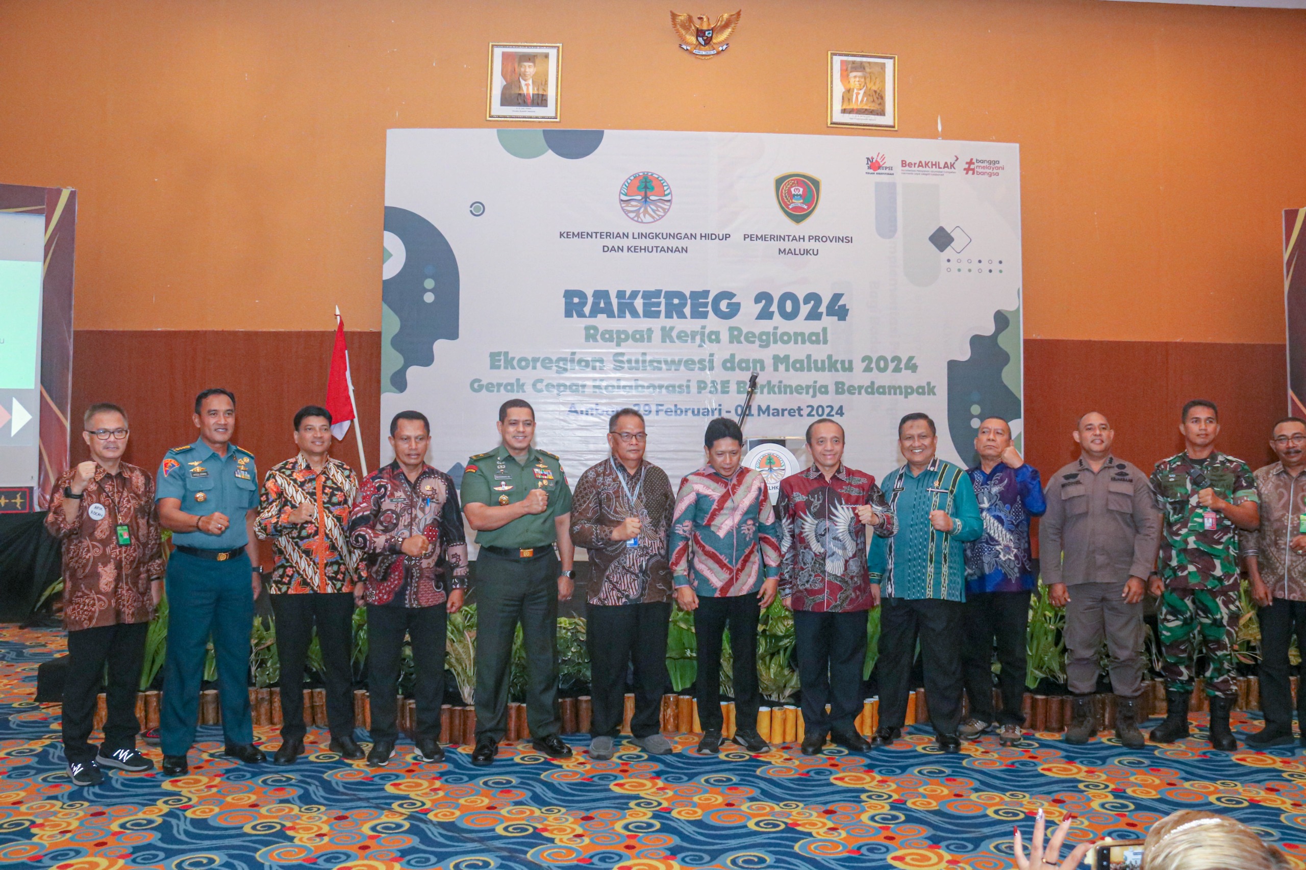Irdam Pattimura Hadiri Rakereg Kementerian LHK Sulawesi dan Maluku 2024