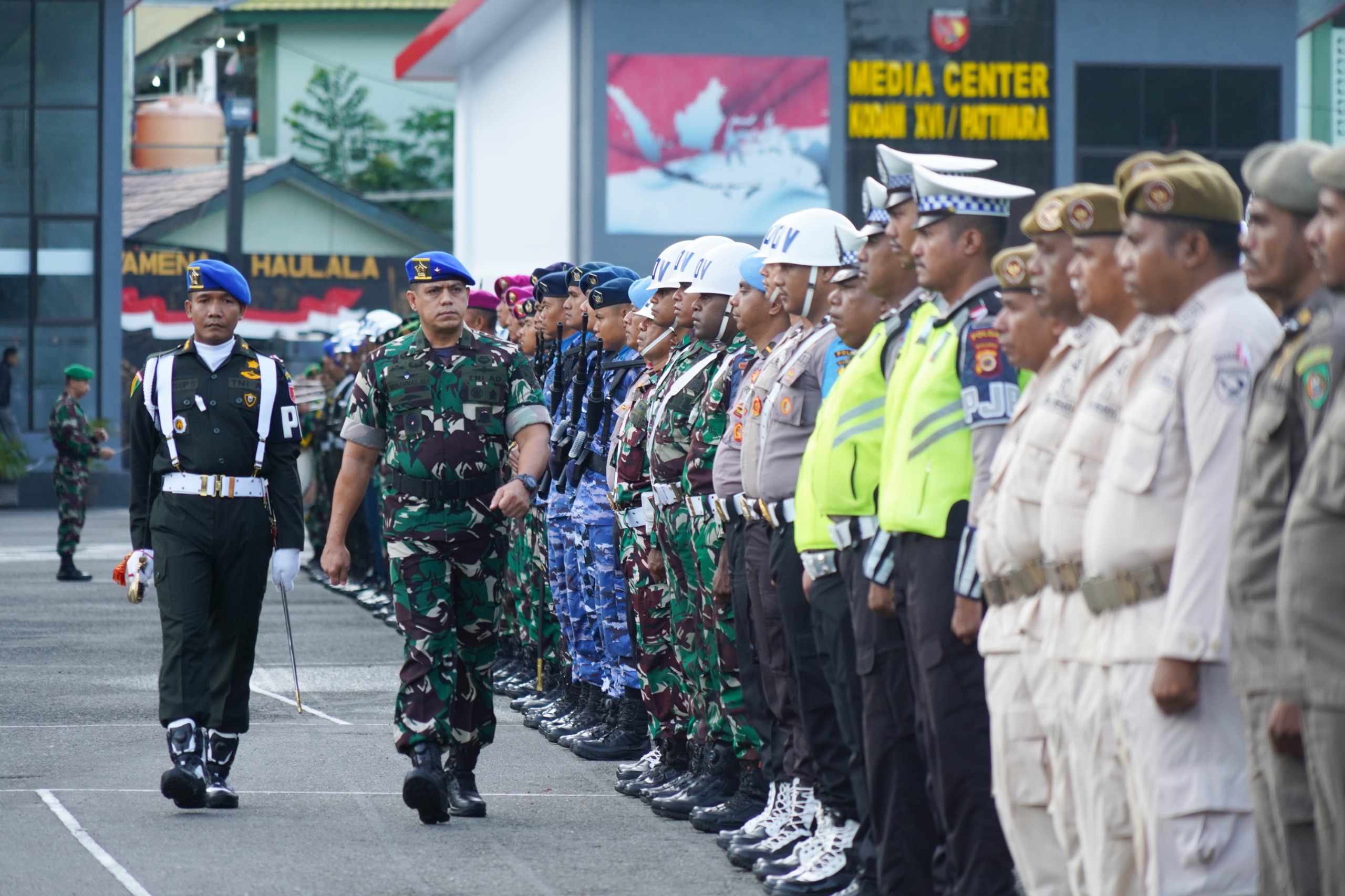 Pimpin Upacara Pembukaan Ops Gaktib dan Yustisi, Irdam Pattimura Sampaikan Amanat Panglima TNI